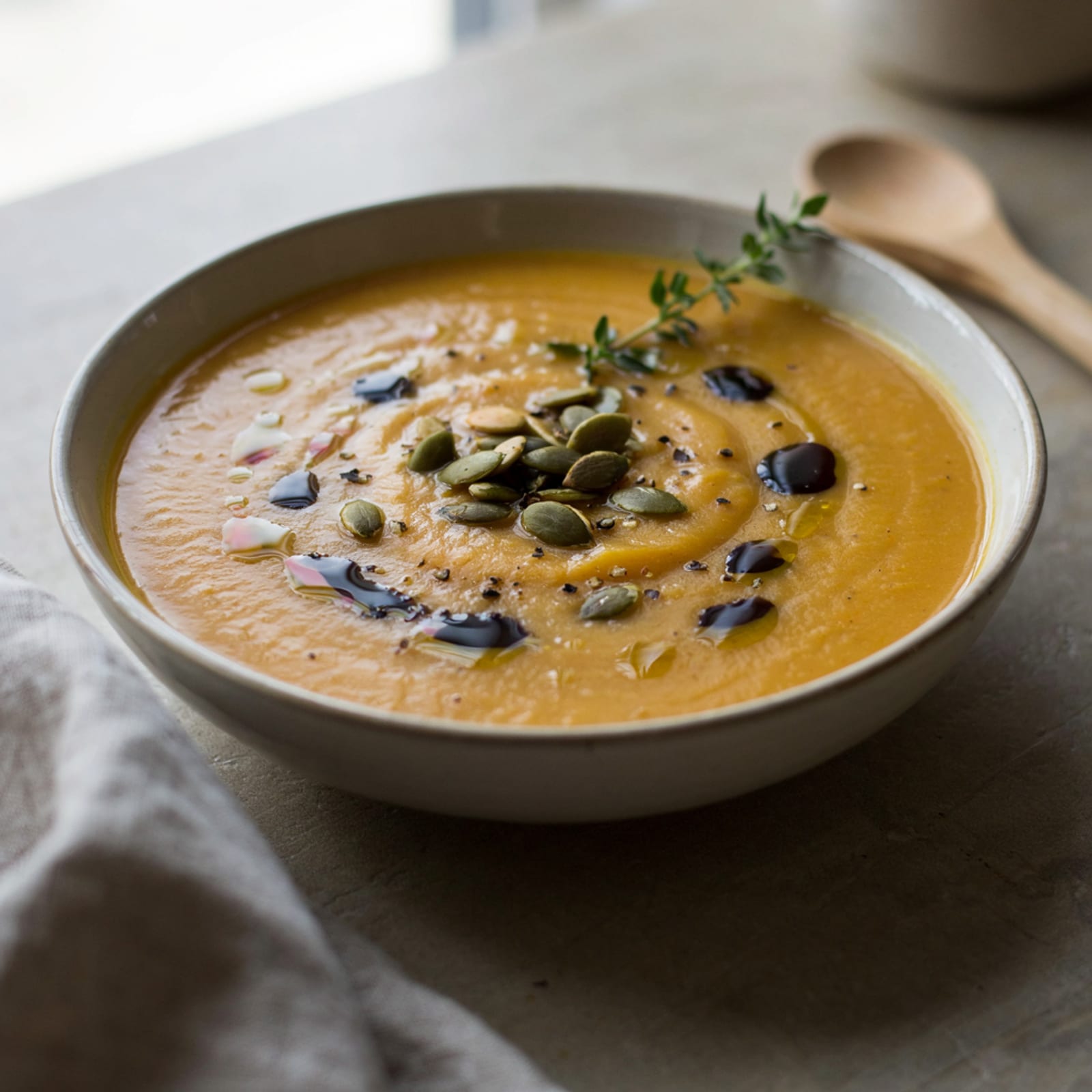 Kürbiskernöl in der Suppe – Bild 2