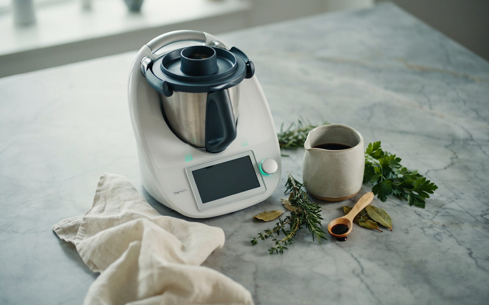 Dazu: Kürbiskernöl im Thermomix