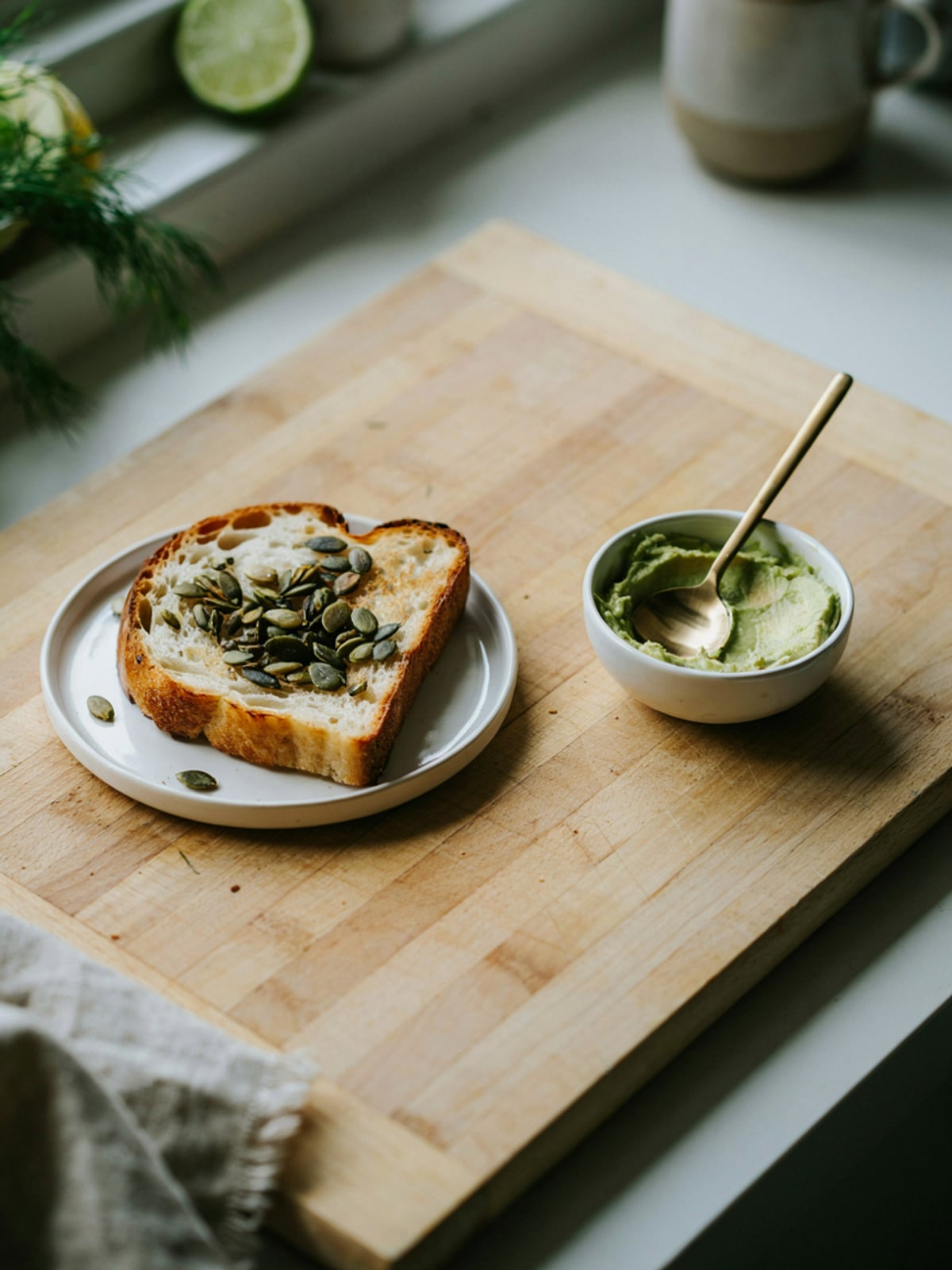 Avocado-Toast mit Kürbiskernöl – Bild 3