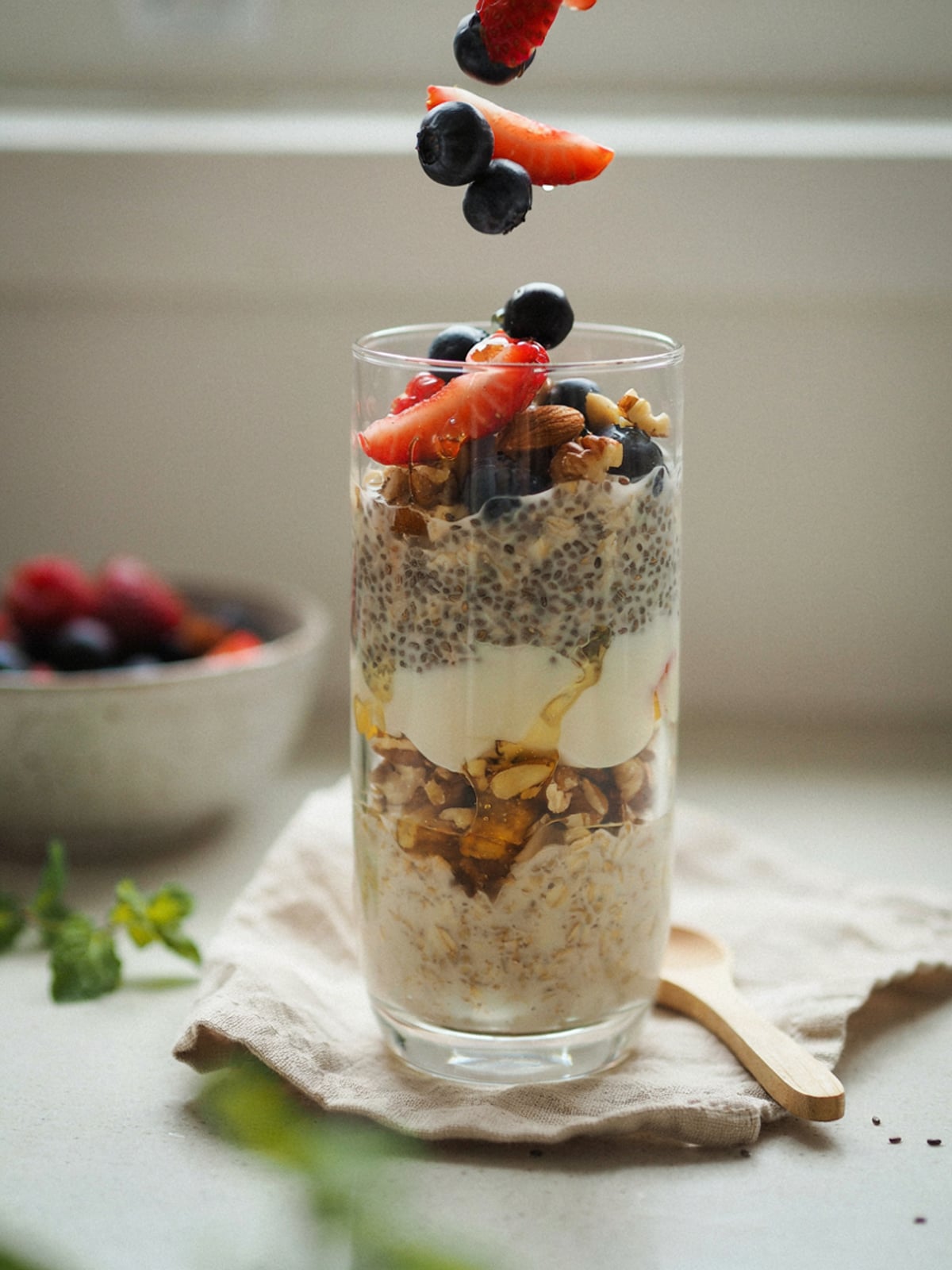 Overnight Oats mit Kürbiskernöl – Bild 3