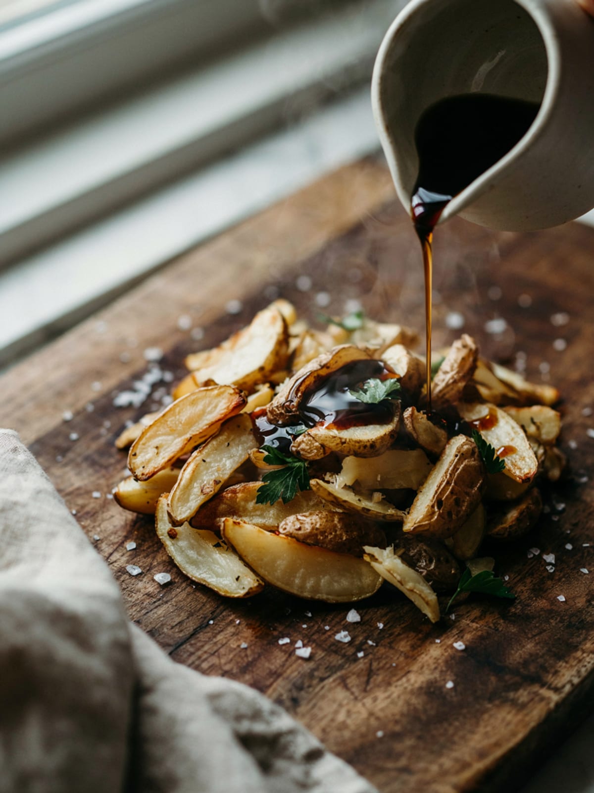 Kartoffelsalat mit Kürbiskernöl – Bild 3