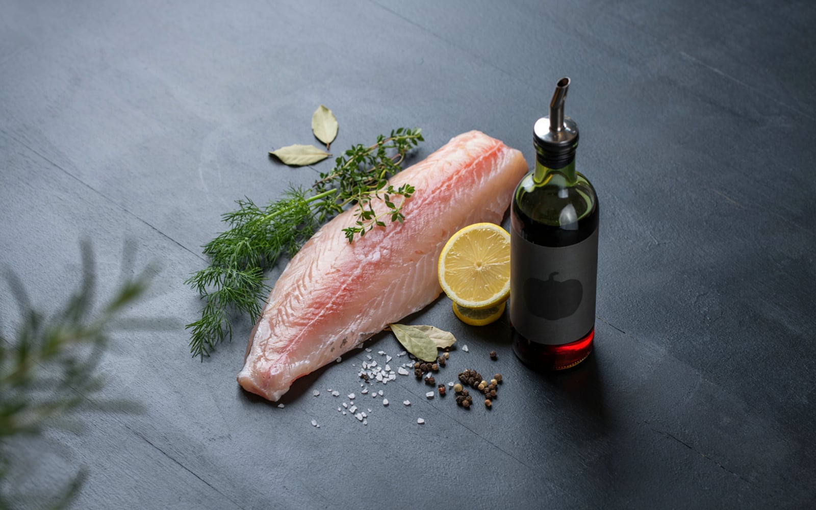 Forellenfilet mit Kürbiskernöl – Bild 1