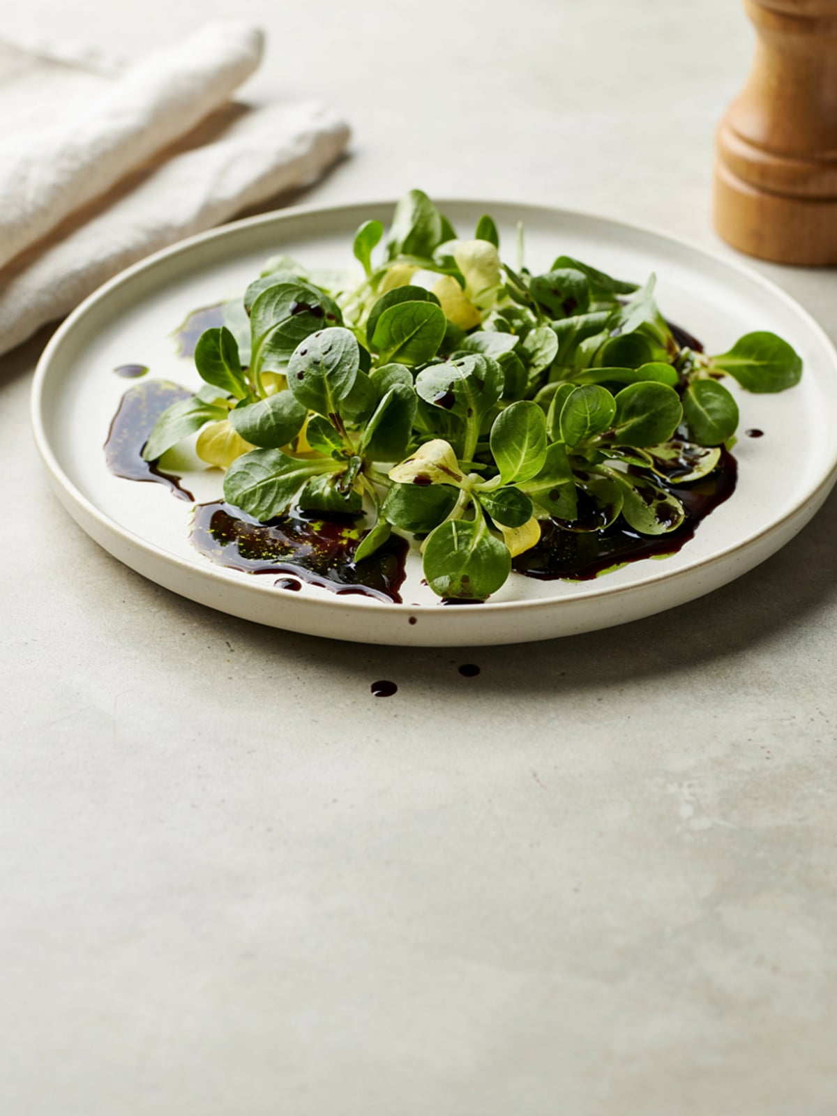 Salat mit Kürbiskernöl