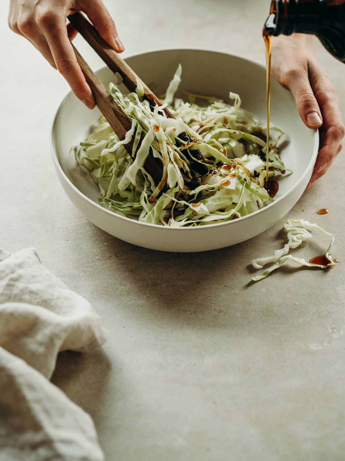 Krautsalat mit Kürbiskernöl
