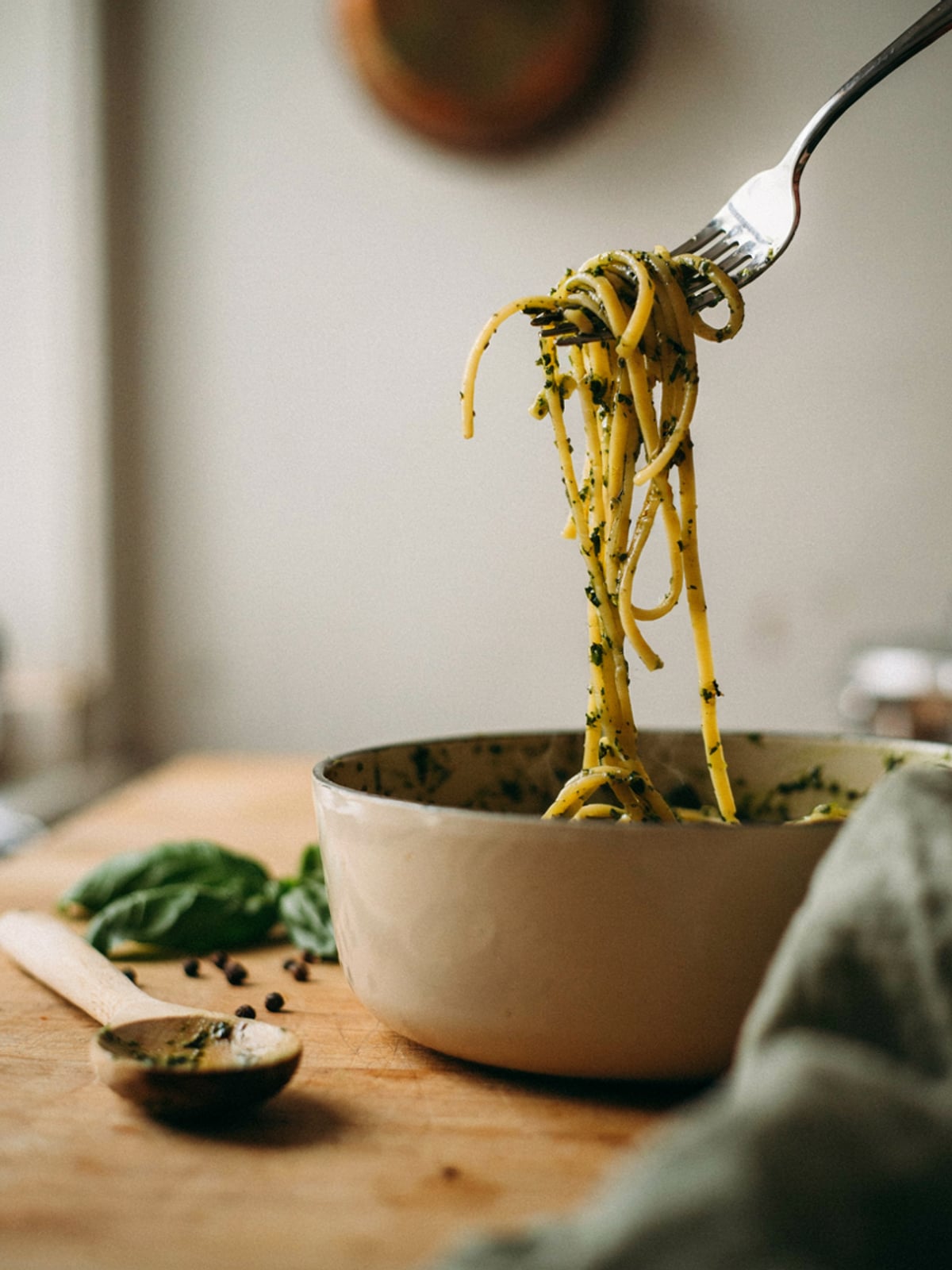Pasta mit Kürbiskern-Pesto